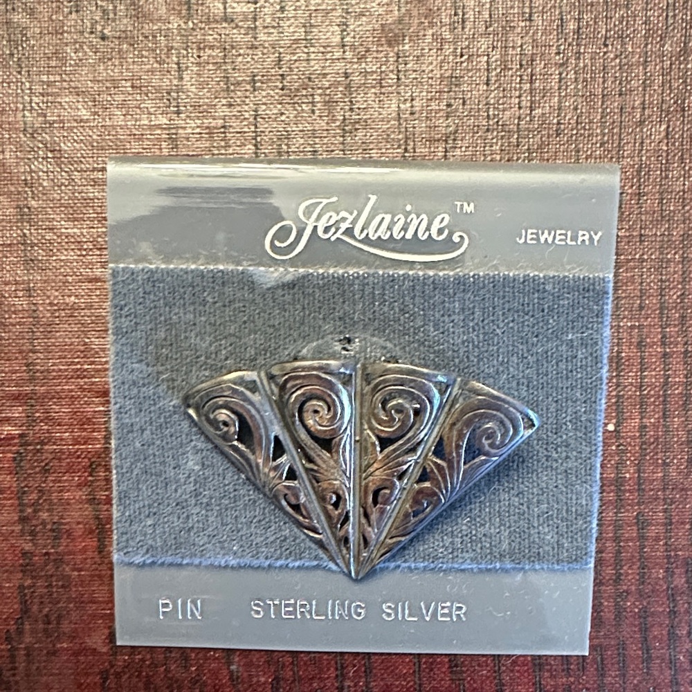 Sterling Silver Filigree Brooch